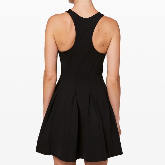 court crush tennis dress black lululemon Nulux New - Picture 3 of 7